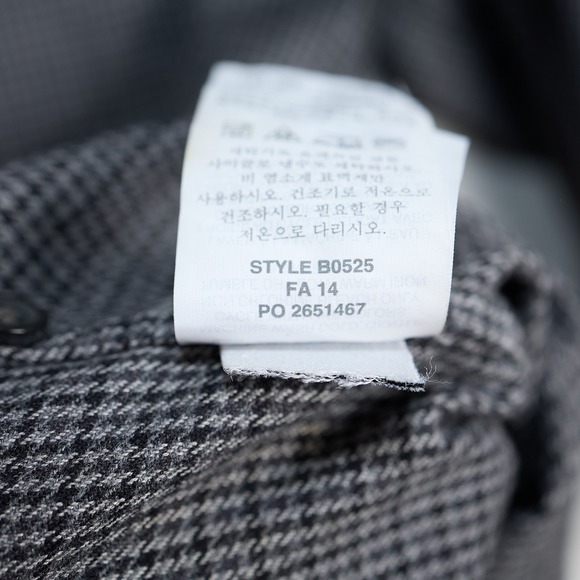 J. Crew Slim Fit Button Down Long Sleeve Shirt Mens Size S Grey Plaid - Picture 6 of 8